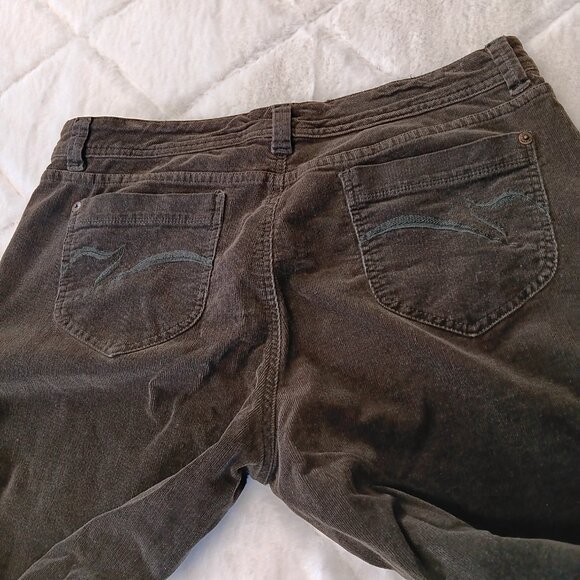 bootcut dark brown corduroy pants - Picture 7 of 14